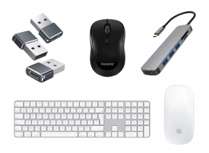 Vente clavier souris adaptateur USB-C Mac / PC à Bordeaux
